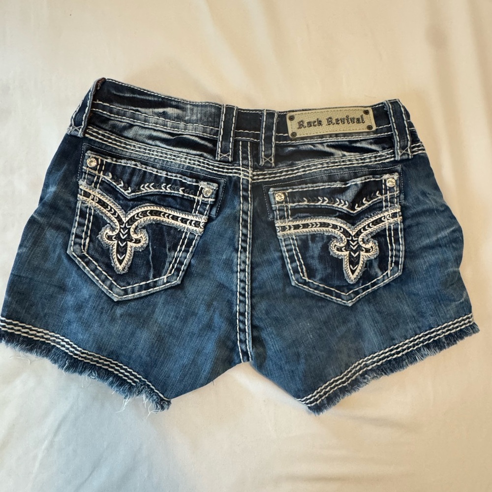 Rock Revival Blue Denim Women's Shorts